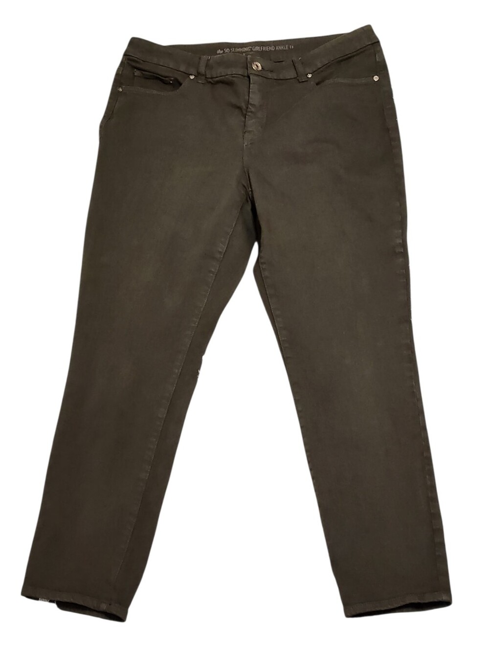 Chico's 1 Petite The So Slimming Girlfriend Ankle Women's Skinny Jeans
